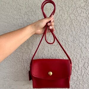 Vintage Coach Red Chrystie Bag